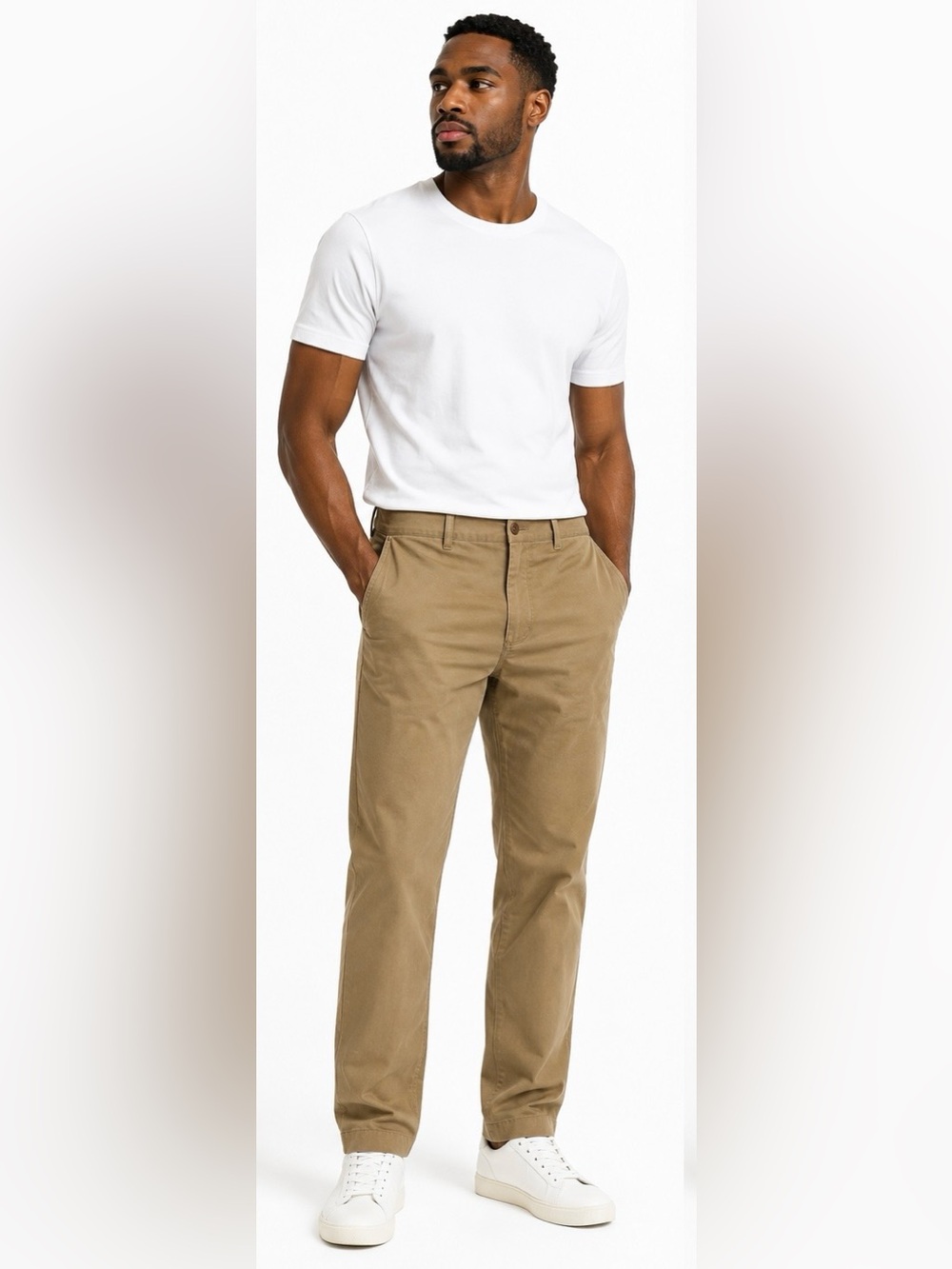 Men's Classic Fit Chinos - Tan